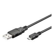USB 2.0 Hi-Speed Anschlusskabel A/B, GOOBAY 93921, 5 m, schwarz