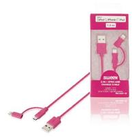 Sweex USB 2.0 / Micro-USB + Lightning, 1 m