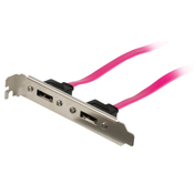 Valueline VLCP73800R05 0.5m SATA II 7-pin SATA II 7-pin Roze SATA-kabel