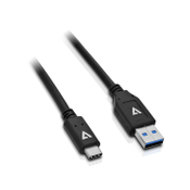 VIDEOSEVEN V7 V7U3.1AC-1M-BLK-1E 1m USB A USB C Männlich Männlich Schwarz USB Kabel