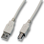 EFB Elektronik 1.8m, USB A - USB B, M/M USB Kabel 1,8 m 2.0 Grau