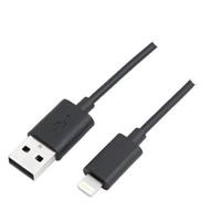 LogiLink Apple Lightning/USB, 1 m 1m USB A Lightning Zwart USB-kabel