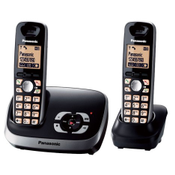 Panasonic KX-TG6522 DECT-Telefon Schwarz Anrufer-Identifikation