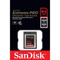 sandisk CFexpress Extreme Pro 64GB 1500 / 800MB/s type B