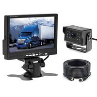 huismerk A1509 7 inch HD auto 12 IR nachtzicht achteruitkijk Achteruitrij camera rearview monitor met 15m kabel