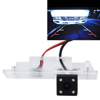 huismerk 720℃ 40 effectieve Pixel 50HZ PAL / NTSC 60HZ CMOS II waterdicht auto Rear View back-up Camera met 4 LED-lampen voor BMW 120i/135i/640i/Z4