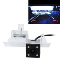 huismerk 720℃ 40 effectieve Pixel 50HZ PAL / NTSC 60HZ CMOS II waterdicht auto Rear View back-up Camera met 4 LED-lampen voor 2015/2016 versie Touareg 2015/201