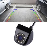 huismerk 6018 0.3MP leidde veiligheid Backup Parking IP68 waterdichte Rear View Camera PC7070 Sensor steun nachtzicht brede kijkhoek: 170 Degree(Black)