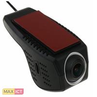 Media-Tech MT4060 Full HD Wi-Fi Zwart, Rood dashcam
