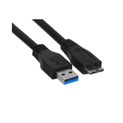 InLine 35420 2m USB A Micro-USB B Mannelijk Mannelijk Zwart USB-kabel