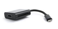 Adapter USB-C -> HDMI St/Bu 4K 30MHz schwarz (A-CM-HDMIF-01) - Gembird
