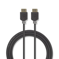 Nedis High Speed HDMI-kabel met Ethernet | HDMI-connector - HDMI-connector | 10 m | Antraciet