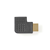 Nedis HDMI-Adapter | HDMI-Connector - HDMI Female | Links Gehoekt | Zwart