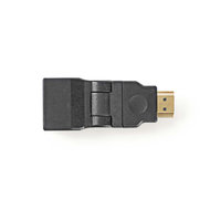 Nedis HDMI-Adapter | HDMI-Connector - HDMI Female | Draaibaar | Zwart