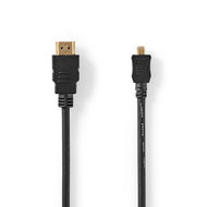 Nedis High Speed HDMI-Kabel met Ethernet | HDMI-Connector | HDMI Micro-Connector | 1,5 m | Zwart