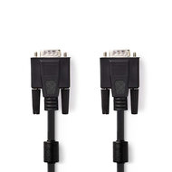 Nedis VGA-Kabel | VGA Male - VGA Male | 3,0 m | Zwart