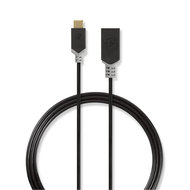 Nedis Kabel USB 3.0 | Type-C male - A female | 0,15 m | Antraciet