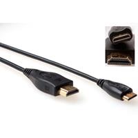 ACT HDMI High Speed with Ethernet slimline kabel 0.5 m