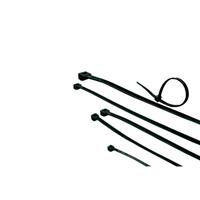 act CT1075 Tie wraps | kabelbinders zwart, lengte 385 mm, breedte 4,8 mm