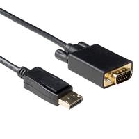 ACT Verloop kabel DisplayPort male - VGA male 2 m