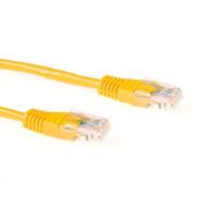 ACT Netzwerkkabel CAT5E U/UTP 0.5m Gelb