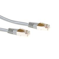 act IB7100 F/UTP CAT5E Patchkabel Grijs - 50 cm