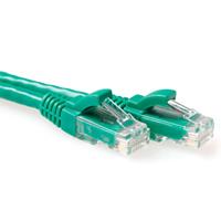 act IS8752 U/UTP CAT6 Patchkabel Snagless Groen - 25 cm