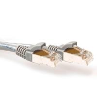 act FB3052 SFTP CAT6A Patchkabel Snagless Grijs - 25 cm