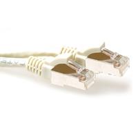 act FB7452 LSZH SFTP CAT6A Patchkabel Snagless Ivoor - 25 cm
