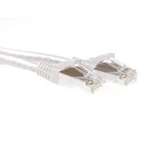 act FB6401 SFTP CAT6A Patchkabel Snagless Wit - 1 meter