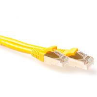 act FB6802 SFTP CAT6A Patchkabel Snagless Geel - 2 meter