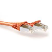 act FB7151 LSZH SFTP CAT6A Patchkabel Snagless Oranje - 1,5 meter
