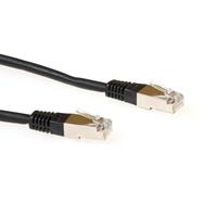 ACT - Black 2 meter lszh sftp CAT6 patch cable with RJ45 connectors. Cat6 s/ftp lszh black 2.00m (FB9902) (FB9902)