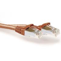 act FB2203 LSZH SFTP CAT6A Patchkabel Snagless Bruin - 3 meter