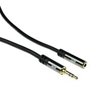 act AK6250 High Quality Audio Verlengkabel 3,5mm Stereo Jack Male/Female - 2 meter