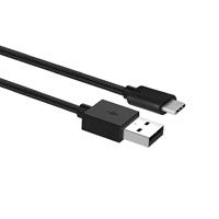 ewent EW1373 Nylon USB C Kabel naar USB A - 1 meter