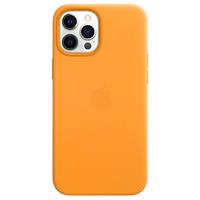 Apple Leder-Case MagSafe für das iPhone 12 (Pro) - California Poppy