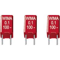wima MKS 2 0,22uF 10% 100V RM5 1 stuk(s) MKS-foliecondensator Radiaal bedraad 0.22 µF 100 V/DC 10 % 5 mm (l x b x h) 7.2 x 3.5 x 8.5 mm