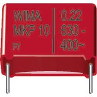 wima MKP 10 1000pF 10% 630V RM7,5 1 stuk(s) MKP-foliecondensator Radiaal bedraad 1000 pF 630 V/DC 20 % 7.5 mm (l x b x h) 10 x 4 x 9 mm