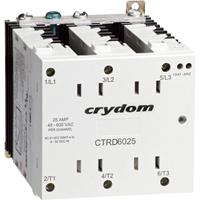 crydom Halfgeleiderrelais CTRD6025 Laadstroom (max.): 25 A Schakelspanning (max.): 600 V/AC Schakelend bij overbelasting 1 stuk(s)