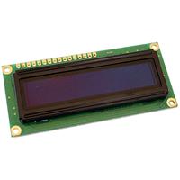 displayelektronik Display Elektronik OLED-module Geel Zwart 16 x 2 Pixel (b x h x d) 80 x 10 x 36 mm DEP16201-Y