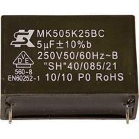 seika MK250K105 1 stuk(s) MKP-foliecondensator Radiaal bedraad 1 µF 250 V 10 % 22.5 mm (Ø x h) 19 mm x 10 mm
