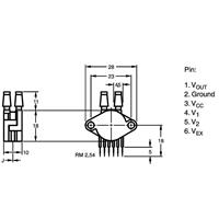 nxpsemiconductors Drucksensor 1 St. MPX5100DP 0 kPa bis 100 kPa Print