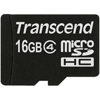 transcend Standard microSDHC-kaart 16 GB Class 4