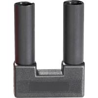 schnepp SI-FK 19/4 sw Veiligheids-kortsluitingstekker Zwart Stift-Ø: 4 mm Penafstand: 19 mm 1 stuk(s)