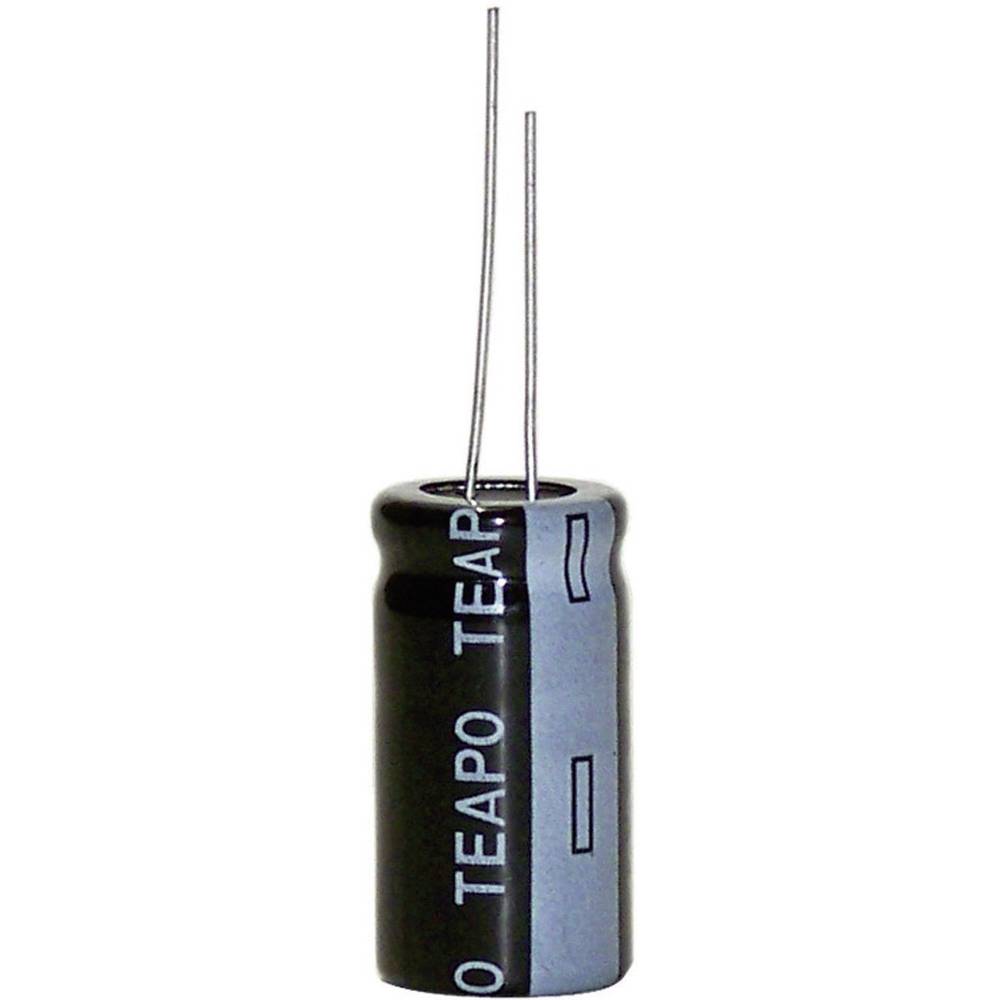 Teapo SY 220uF/63V 10x25mm Elektrolytische condensator Radiaal bedraad 5 mm 220 µF 63 V 20 % (Ø x l) 10 mm x 25 mm 1 stuk(s)