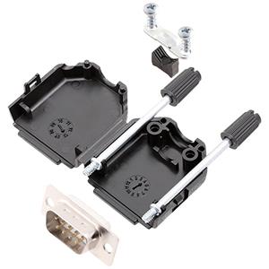 encitech DPPK09-BK-DBP-W-K 6355-8001-01 D-sub male connectorset 180 &deg; Aantal polen: 9 Soldeerkelk 1 stuk(s)