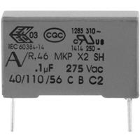 kemet R46KI21000001M+ 1 stuk(s) MKP-draadloze ontstoringscondensator Radiaal bedraad 10 nF 275 V 20 % 15 mm (l x b x h) 18 x 5 x 11