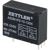 zettlerelectronics Zettler Electronics AZ2501P2-1C-12DK Printrelais 12 V/DC 50 A 1x wisselcontact 1 stuk(s)
