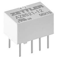 zettler AZ8521S-12 SMD-relais 12 V/DC 2 A 2x wisselcontact 1 stuk(s)